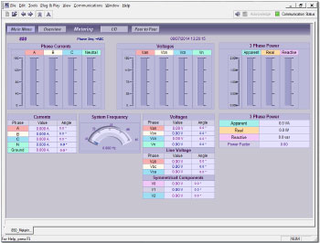 Easily monitor synchronism levels needed for reclosing of circuit breakers.