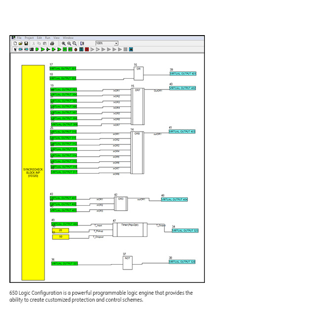 650 logic configuration is a powerful programmable logic engine that provides the ability to create customized protection and control schemes