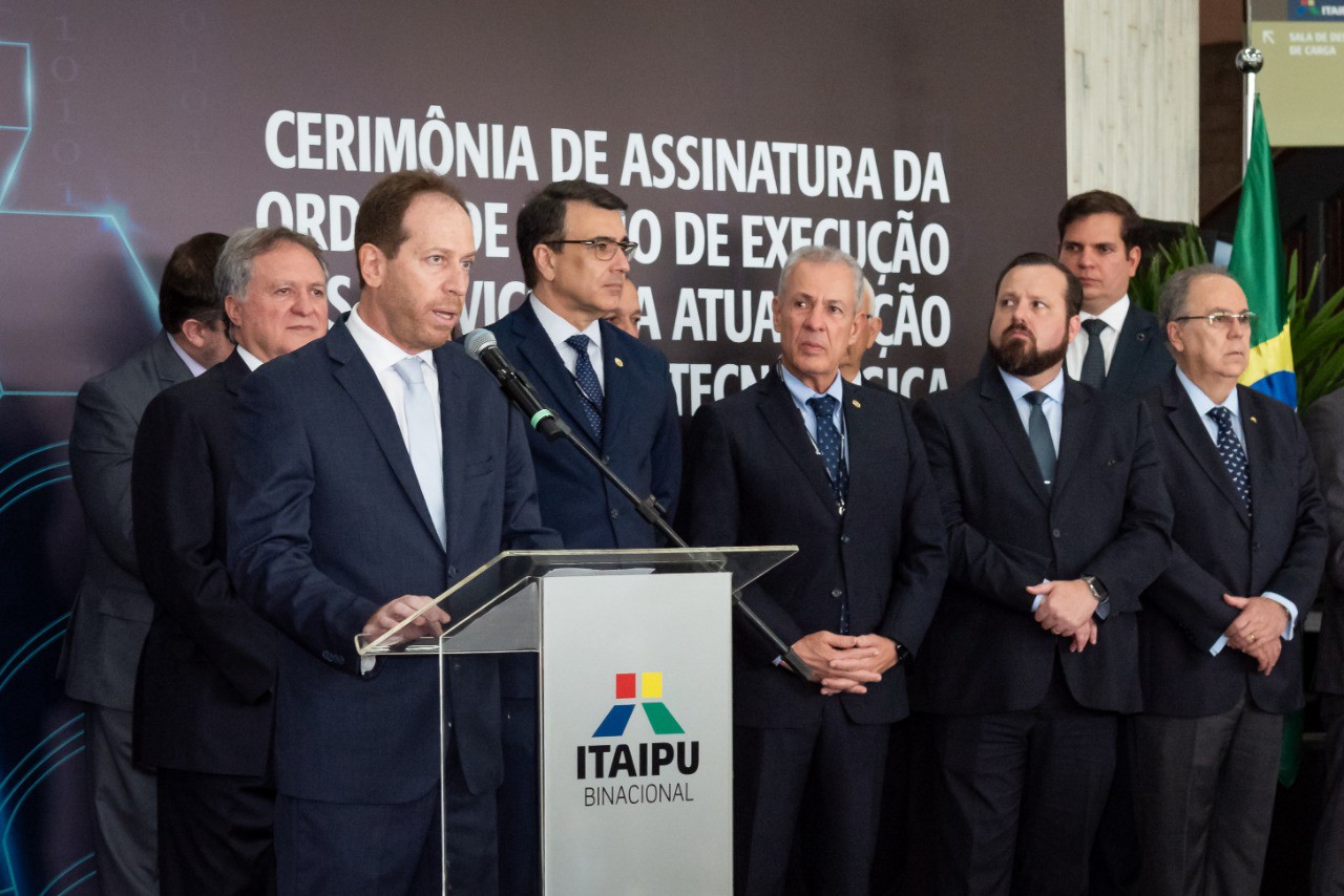 ClÃ¡udio Trejger â Presidente e CEO da DivisÃ£o de Hydro da GE Renewable Energy â em evento de assinatura do contrato para a atualizaÃ§Ã£o tecnolÃ³gica de Itaipu Binacional (CrÃ©dito: Rubens Fraulini | Itaipu Binacional)