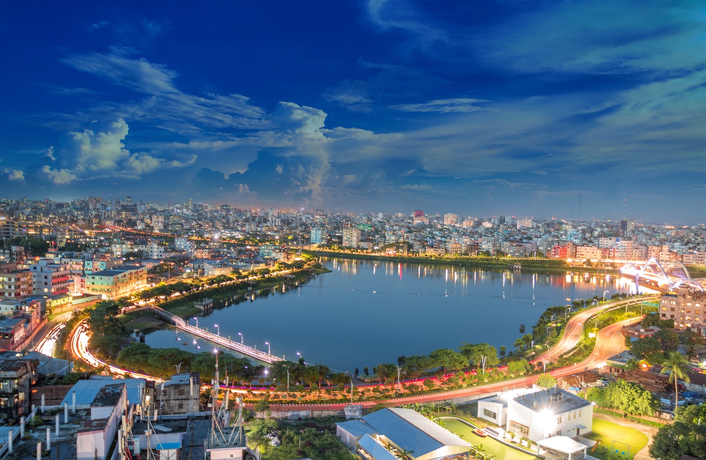 Dhaka night view