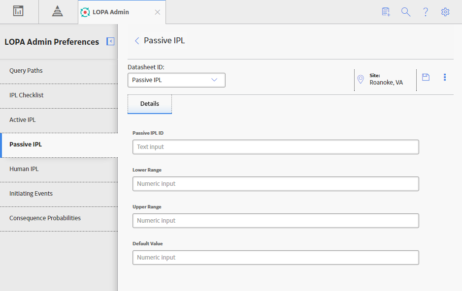 Passive IPL Workspace