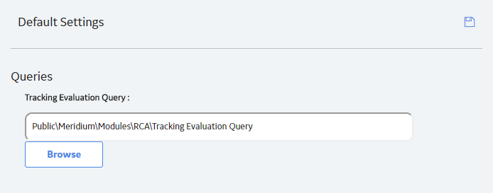 Tracking Evaluation Query