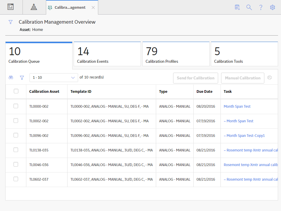 The Applied Templates section