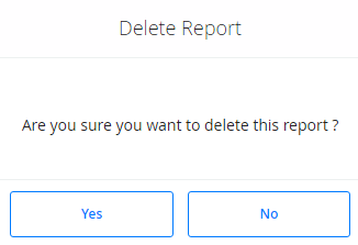 Delete Report Dialog Box