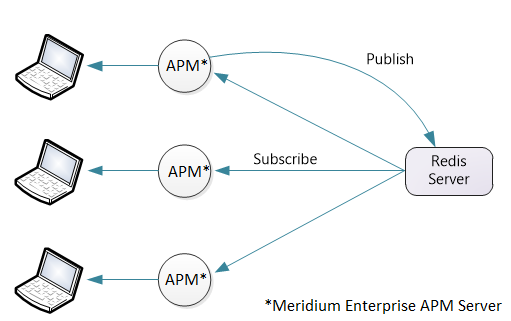 Redis server and web socket protocol