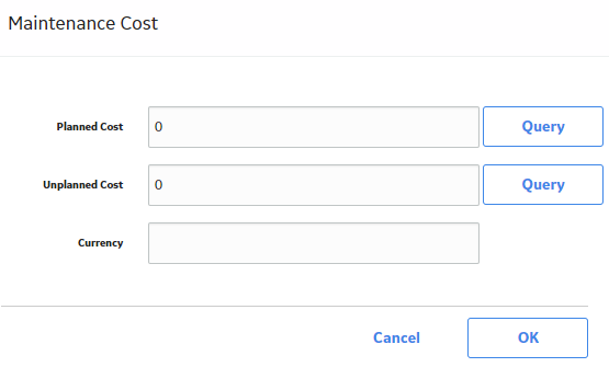 Maintenance Cost