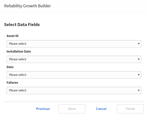 Select Data Fields