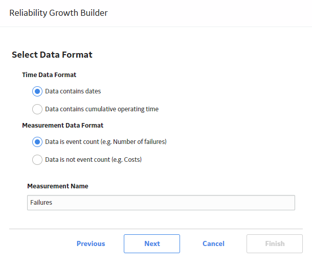 Select Data Format