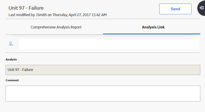 Analysis Link Section